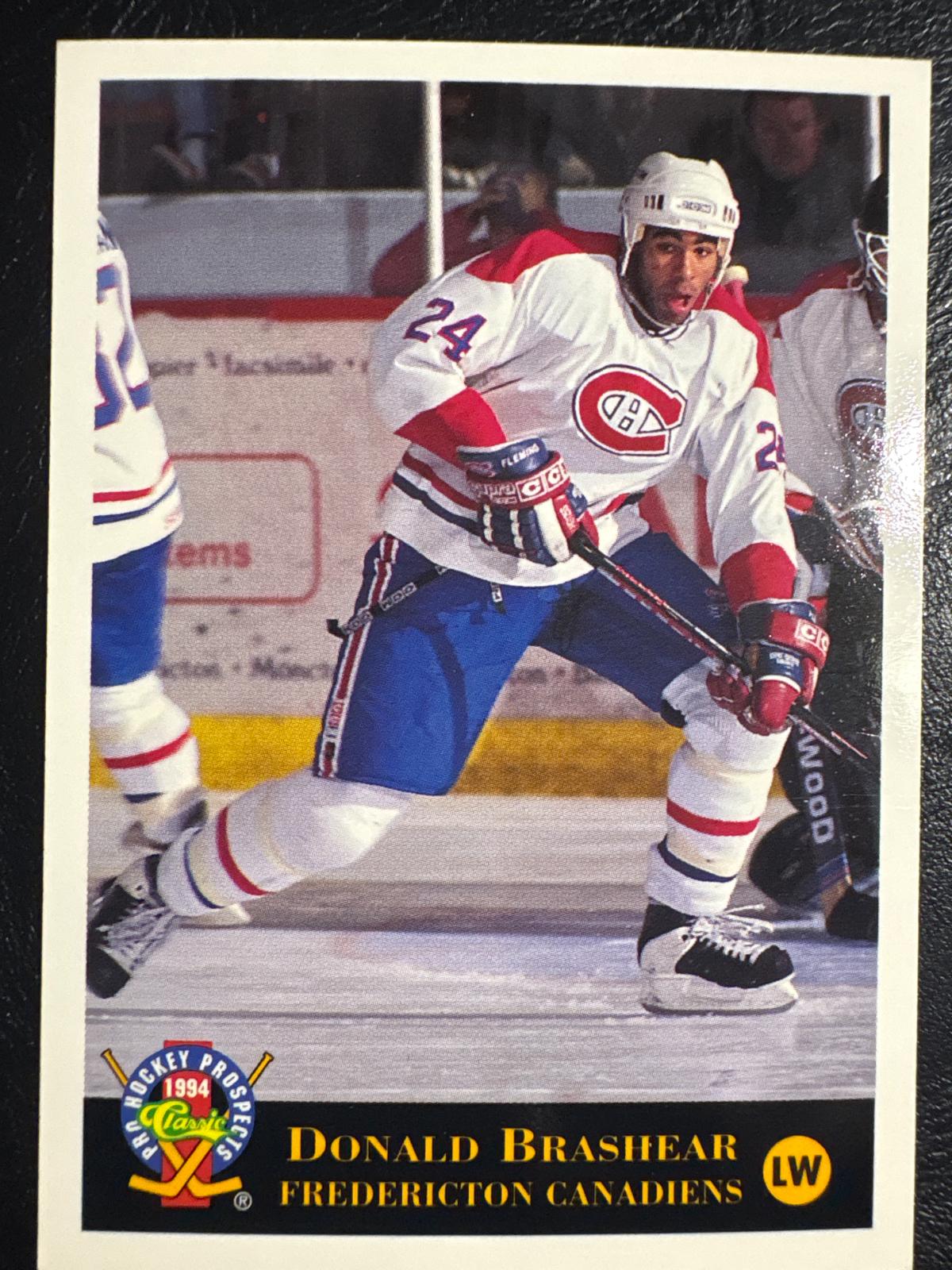 Donald Brashear #146 1994 Classic Pro Hockey Prospects