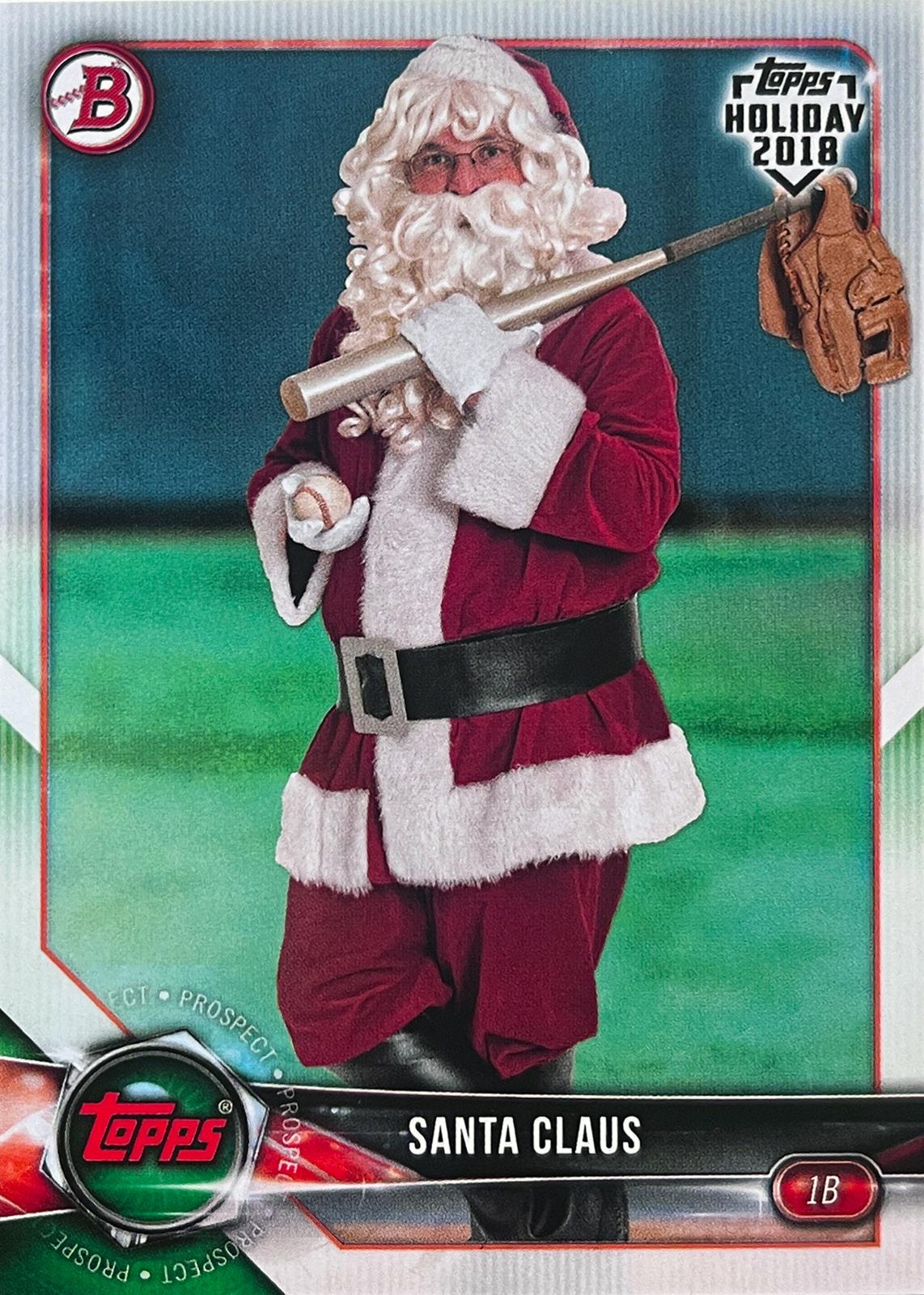 Santa Claus #SC 2018 Topps Holiday Bowman Baseball
