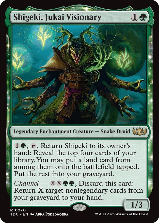 Shigeki, Jukai Visionary #270 Magic Tarkir: Dragonstorm Commander