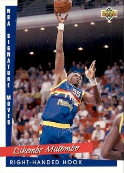 Dikembe Mutombo #246 Basketball Cards 1993 Upper Deck