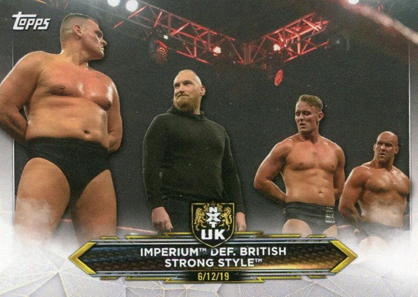 Imperium, British Strong Style #1 Wrestling Cards 2020 Topps WWE NXT