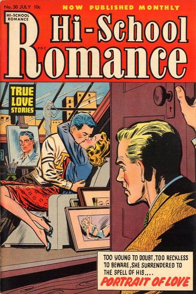 Hi-School Romance #30 (1954) Comic Books Hi-School Romance