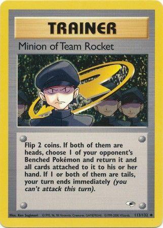 Minion of Team Rocket #113 Pokemon Gym Heroes
