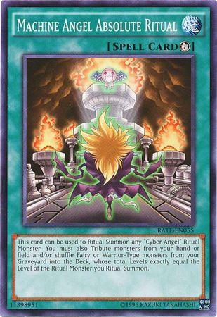 Machine Angel Absolute Ritual RATE-EN055 YuGiOh Raging Tempest