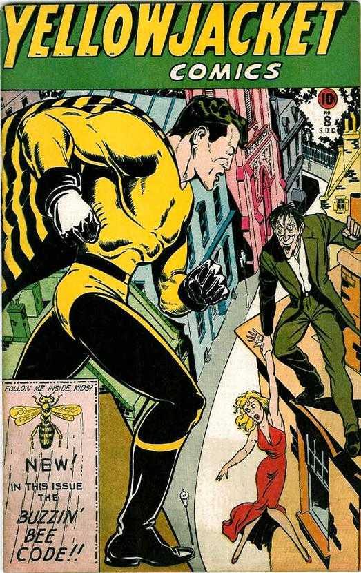 Yellowjacket Comics #8 (1946) Comic Books Yellowjacket Comics