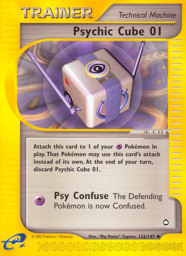Psychic Cube 01 #132 Pokemon Aquapolis