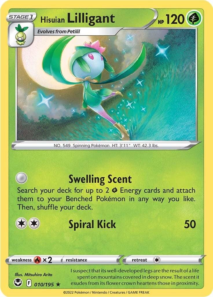 Hisuian Lilligant #10 Pokemon Silver Tempest