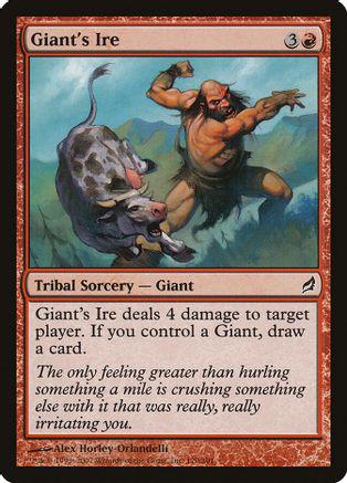 Giant's Ire Magic Lorwyn