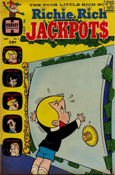 Richie Rich Jackpots #1 (1972) Comic Books Richie Rich Jackpots