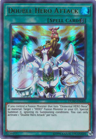 Double Hero Attack DUPO-EN005 YuGiOh Duel Power
