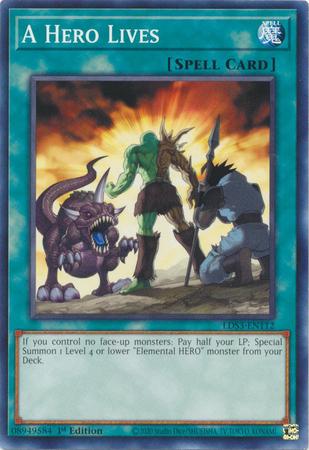 A Hero Lives LDS3-EN112 YuGiOh Legendary Duelists: Season 3