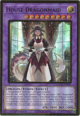 House Dragonmaid MAGO-EN027 YuGiOh Maximum Gold
