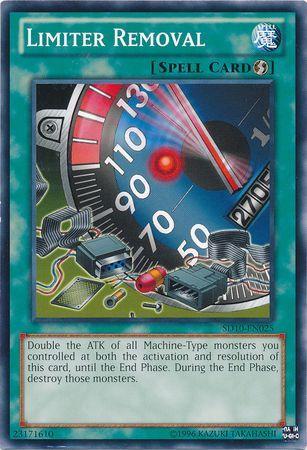 Limiter Removal SD10-EN025 YuGiOh Structure Deck: Machine Re-Volt