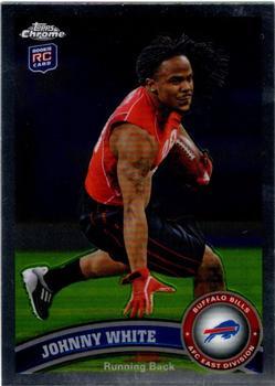 Johnny White #35 Football Cards 2011 Topps Chrome