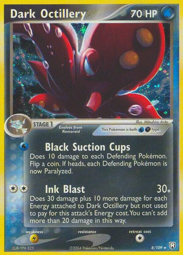 Dark Octillery #8 Pokemon Team Rocket Returns