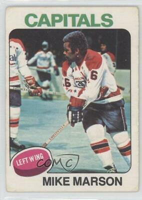 Mike Marson #43 Hockey Cards 1975 O-Pee-Chee