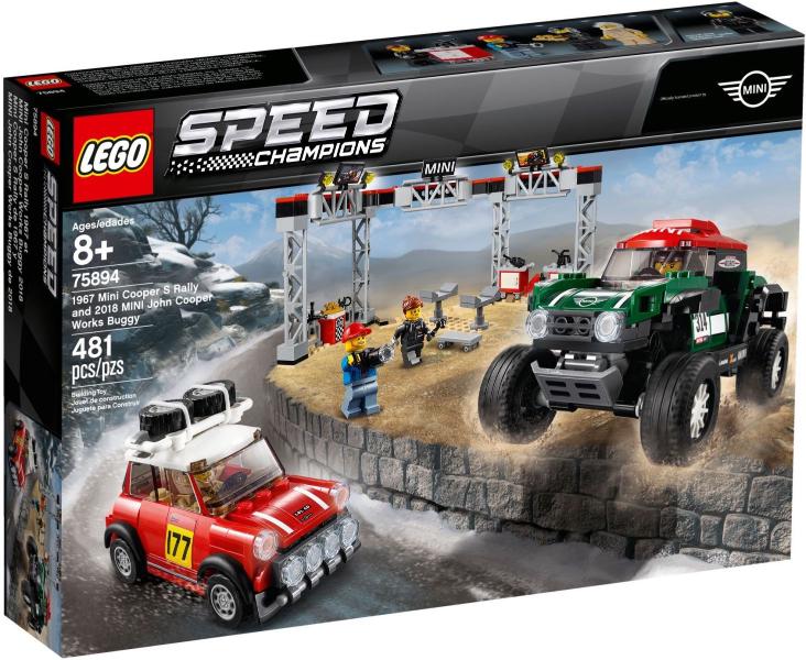 1967 Mini Cooper S Rally and 2018 MINI John Cooper Works Buggy #75894 LEGO Speed Champions