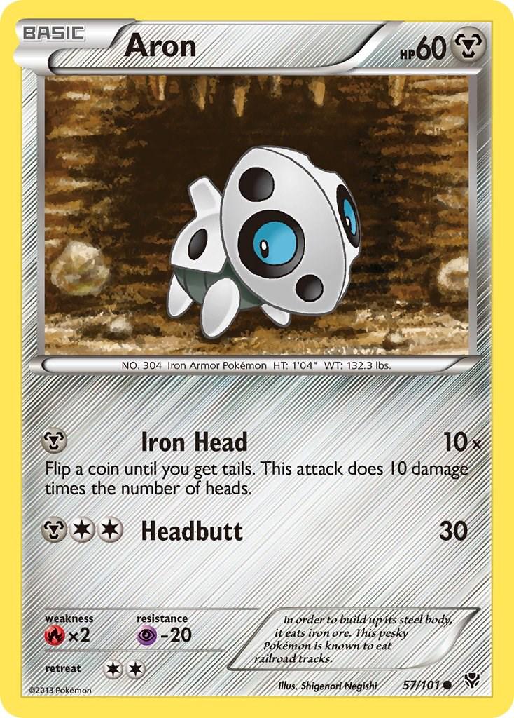 Aron #57 Pokemon Plasma Blast