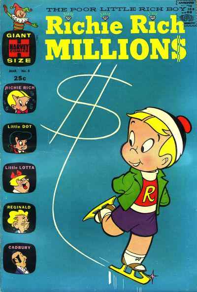 Richie Rich Millions #8 (1964) Comic Books Richie Rich Millions