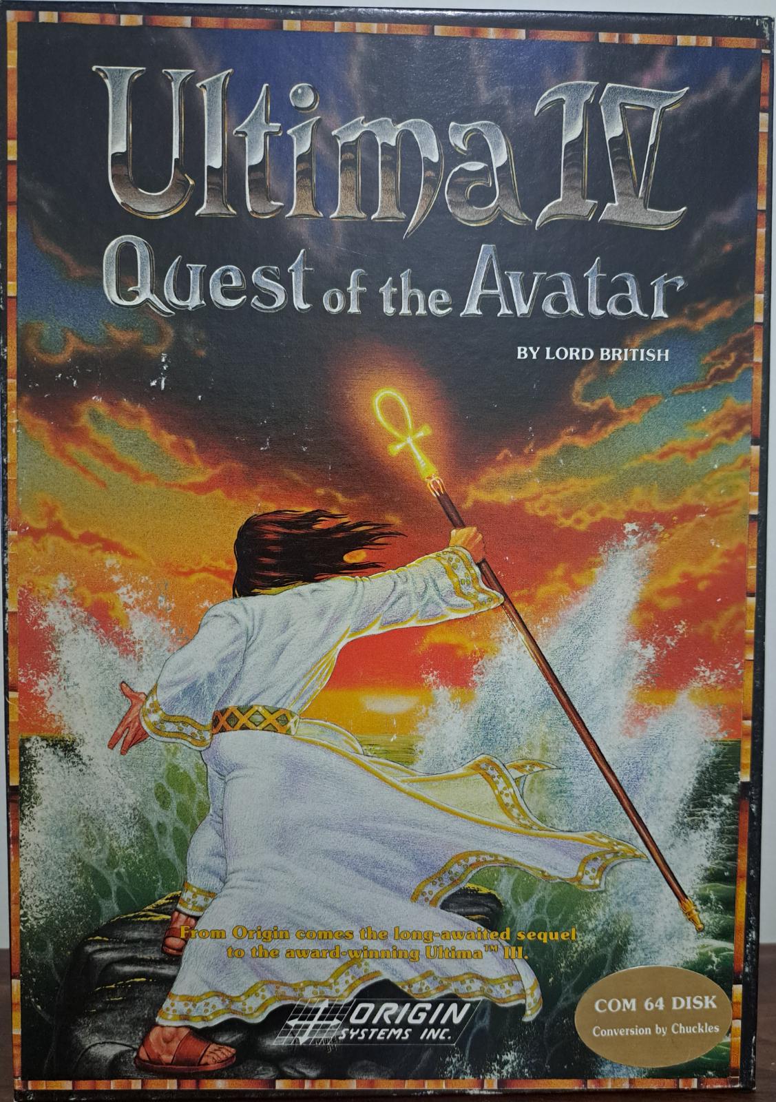 Ultima IV Quest of the Avatar Commodore 64
