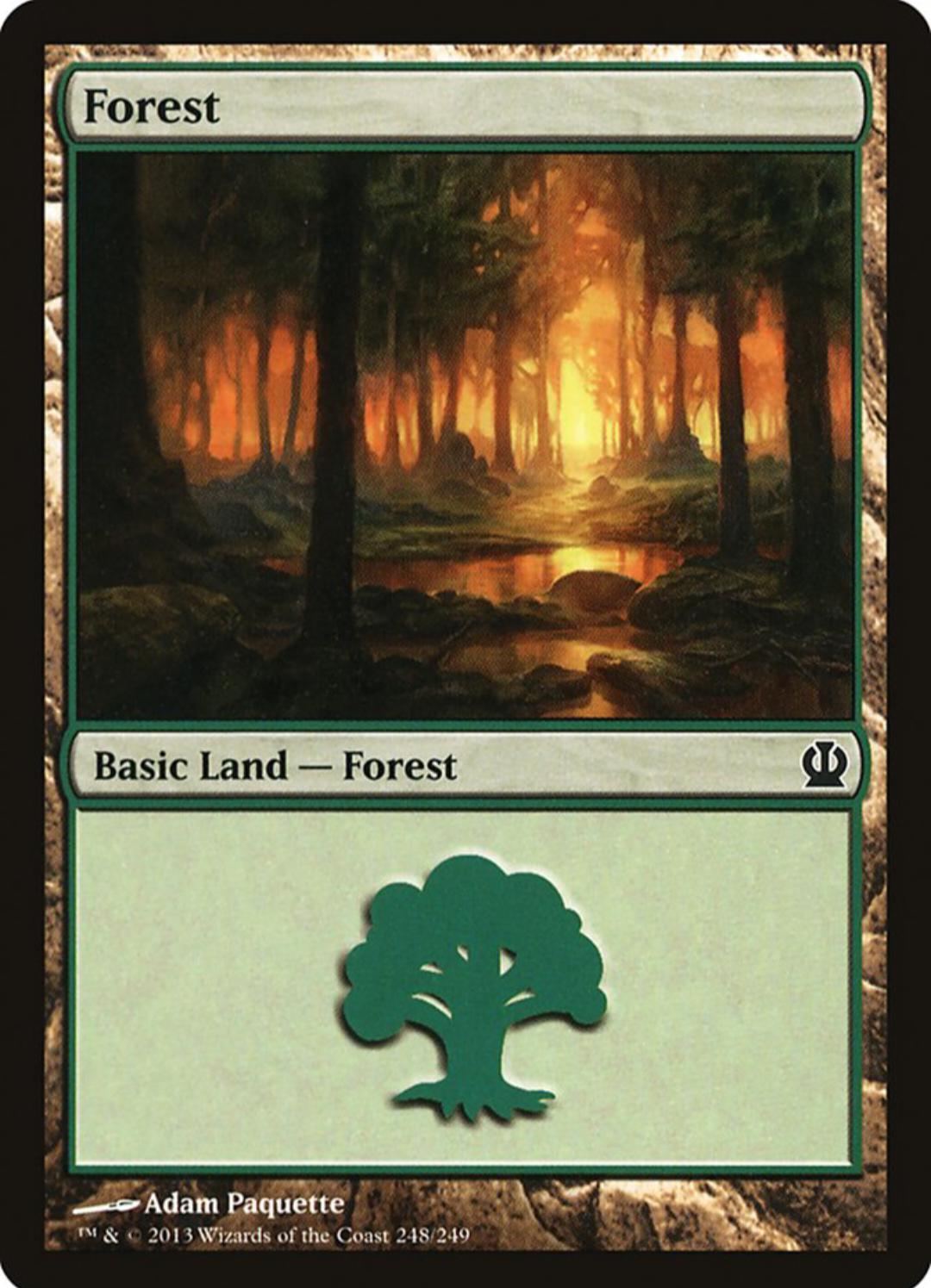 Forest #248 Magic Theros
