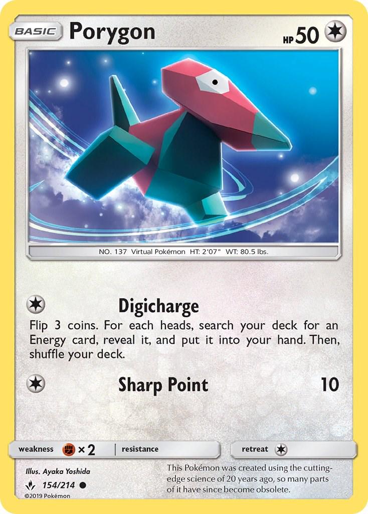 Porygon #154 Pokemon Unbroken Bonds