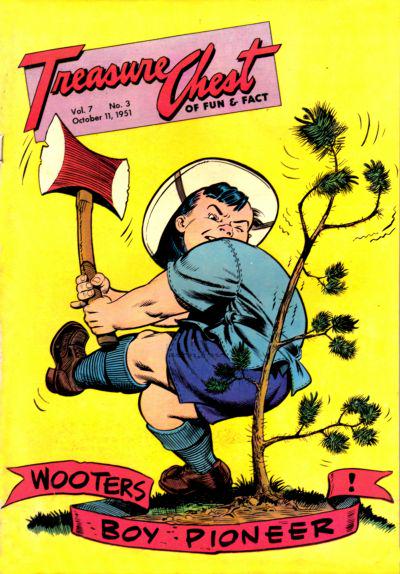 Treasure Chest of Fun and Fact #3 109 (1951) Comic Books Treasure Chest of Fun and Fact