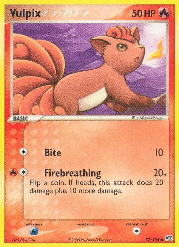 Vulpix #72 Pokemon Emerald
