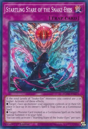 Startling Stare of the Snake-Eyes AGOV-EN075 YuGiOh Age of Overlord