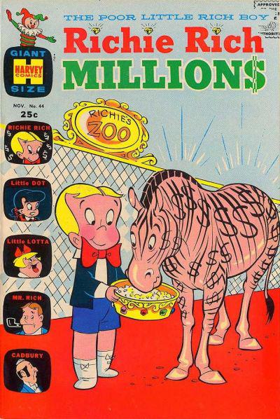 Richie Rich Millions #44 (1970) Comic Books Richie Rich Millions
