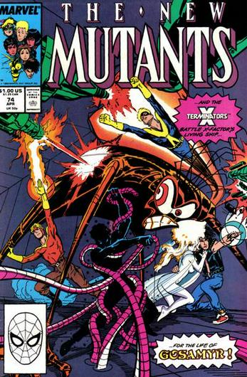 New Mutants #74 (1989) Cover Art