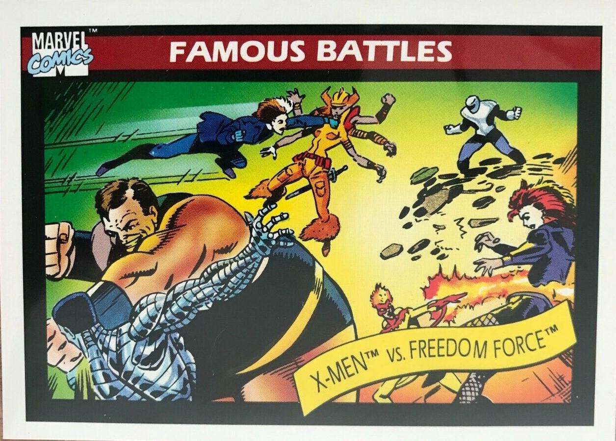 X-Men vs. Freedom Force #118 Marvel 1990 Universe