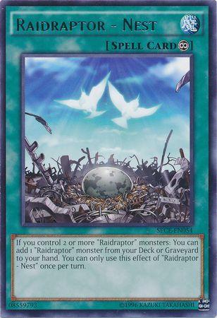 Raidraptor - Nest SECE-EN054 YuGiOh Secrets of Eternity