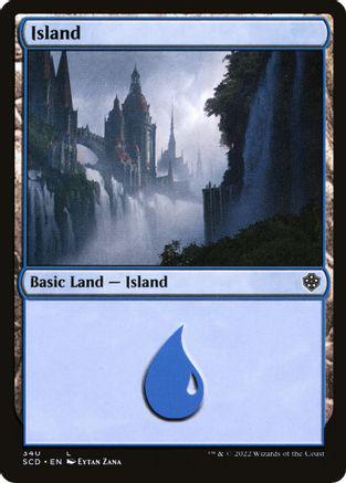 Island #340 Magic Starter Commander Decks