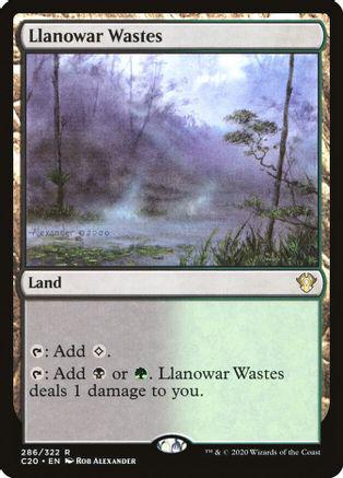 Llanowar Wastes Magic Commander 2020