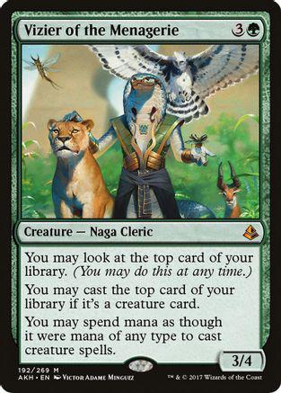 Vizier of the Menagerie Magic Amonkhet