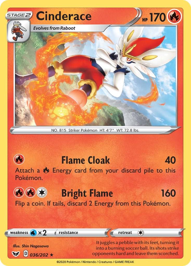 Cinderace #36 Pokemon Sword & Shield
