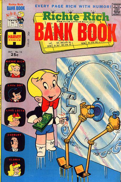 Richie Rich Bank Book #13 (1974) Comic Books Richie Rich Bank Book