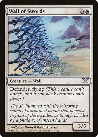 Wall of Swords Magic 10th Edition