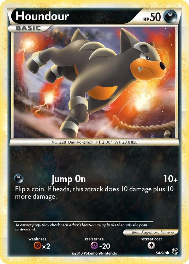 Houndour #54 Pokemon Undaunted