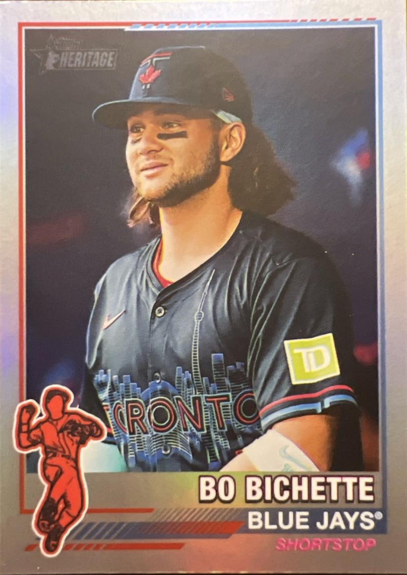 2025 Topps Heritage 1976 Redefined Bo Bichette [Holographic] #76R-21 card