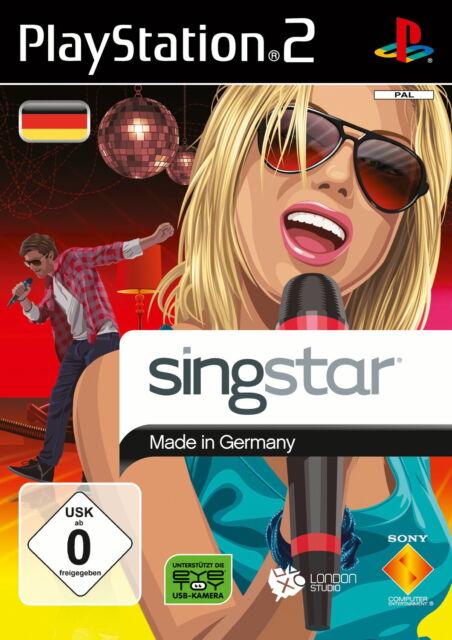 Singstar Made In Germany PAL Playstation 2