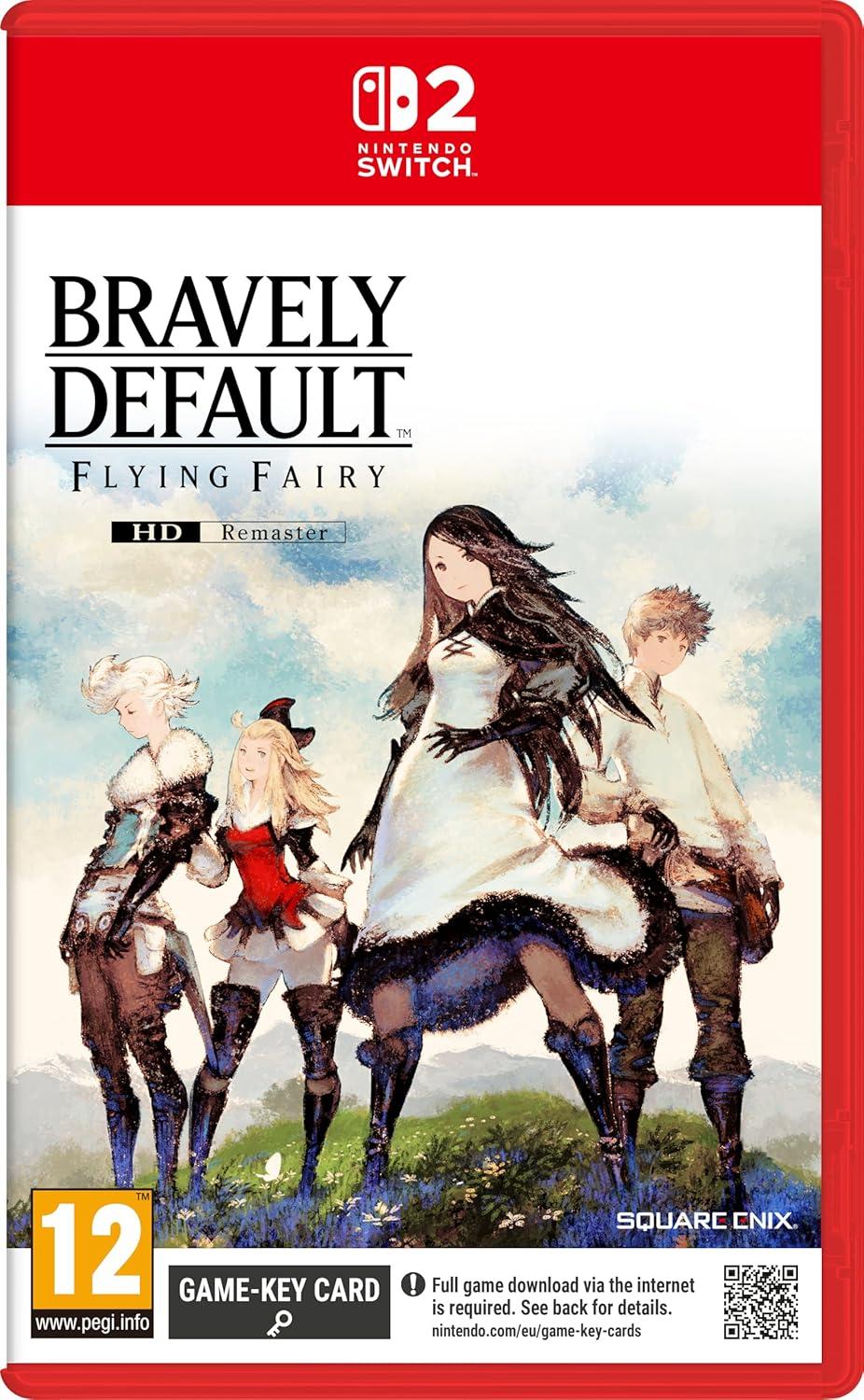 Carátula de Bravely Default Flying Fairy HD Remaster (Import) para Switch 2 (edición PAL España)