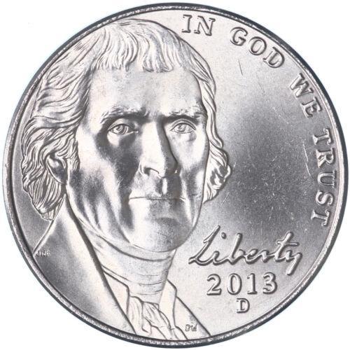 2013 D Coins Jefferson Nickel