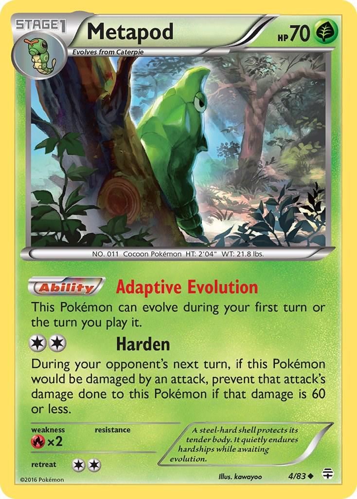 Metapod #4 Pokemon Generations