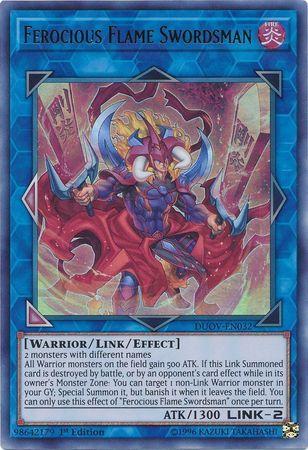 Ferocious Flame Swordsman DUOV-EN032 YuGiOh Duel Overload