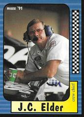 J.C. Elder #236 Racing Cards 1991 Maxx Prices