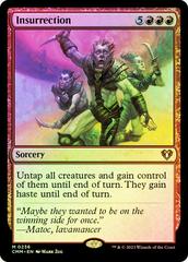 Insurrection [Foil] #236 Magic Commander Masters Prices