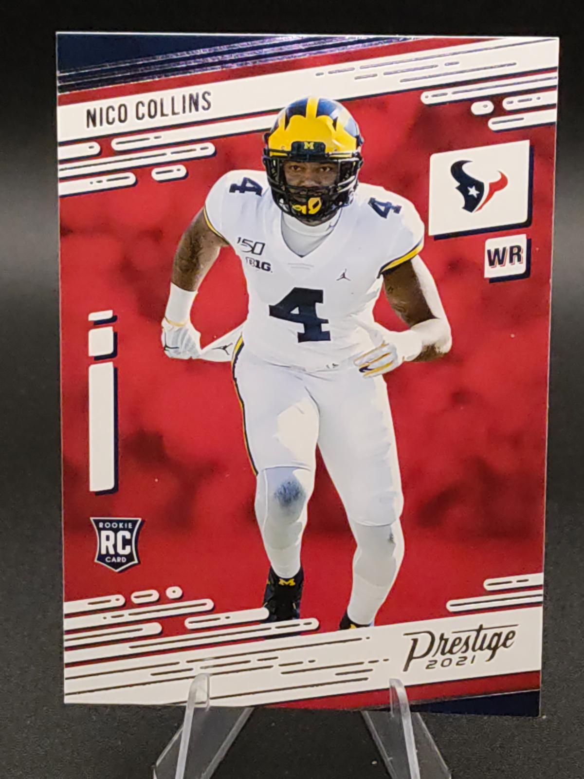 Nico Collins #237 Football Cards 2021 Panini Prestige