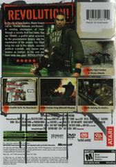 Rear | Marc Ecko's Getting Up Contents Under Pressure Xbox